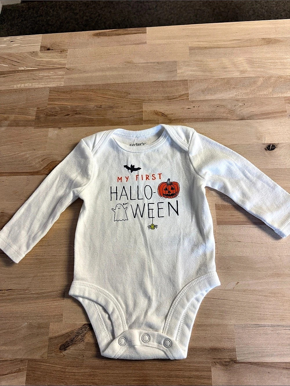 Carter's My First Halloween Long Sleeve Bodysuit
